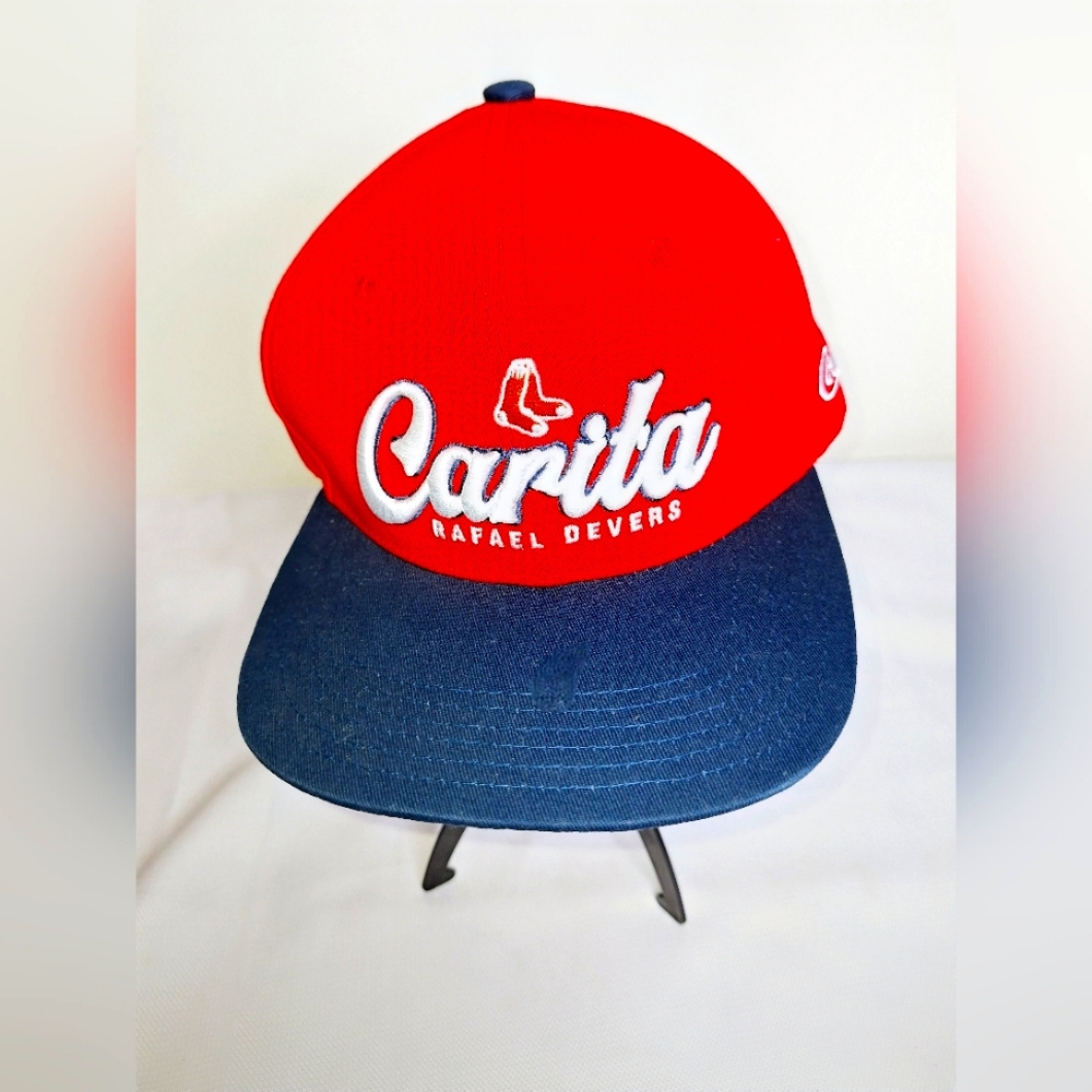 Boston Red Sox third baseman #11 Rafael Devers snap back hat.